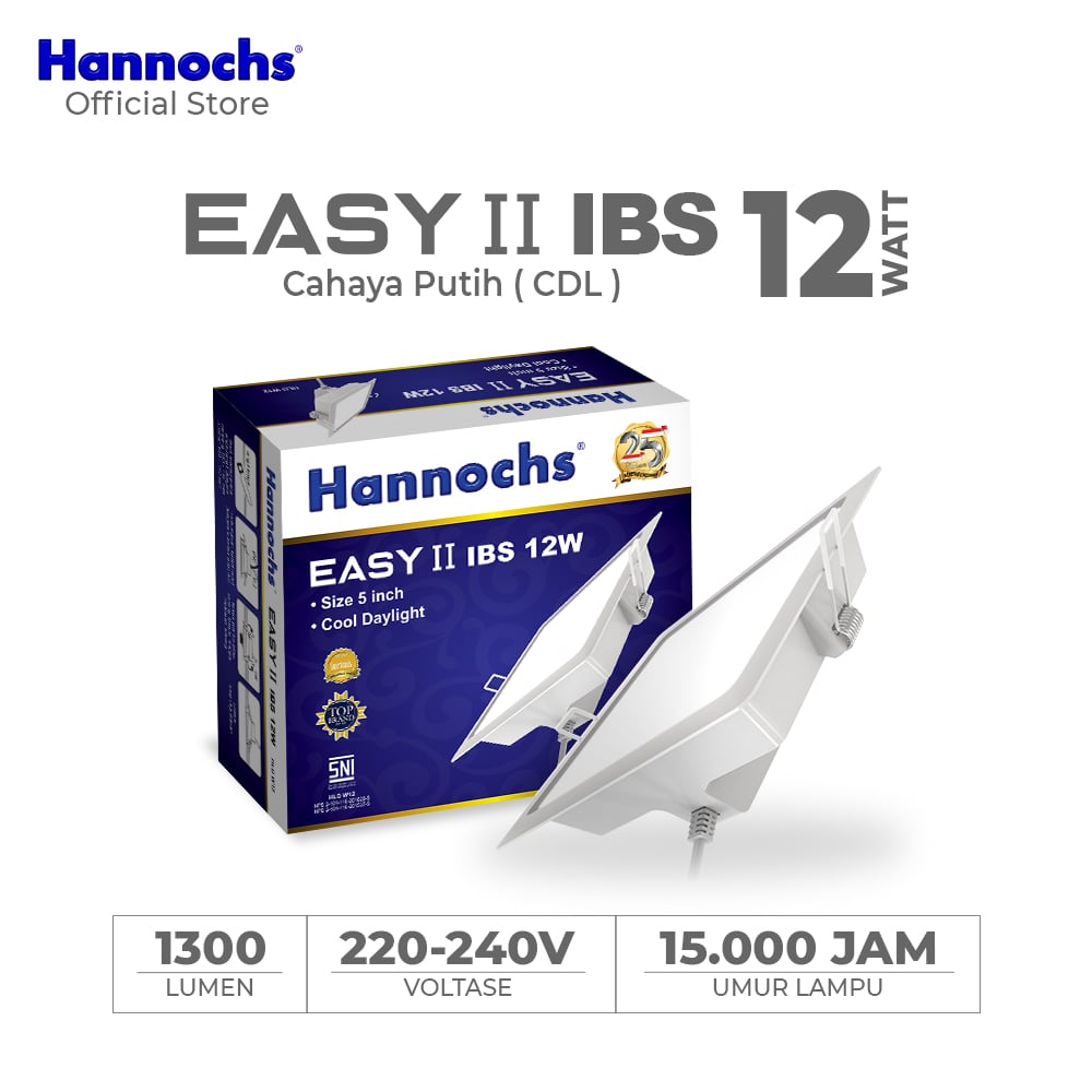 Hannochs Lampu Downlight LED EASY II 12W IBS INBOW