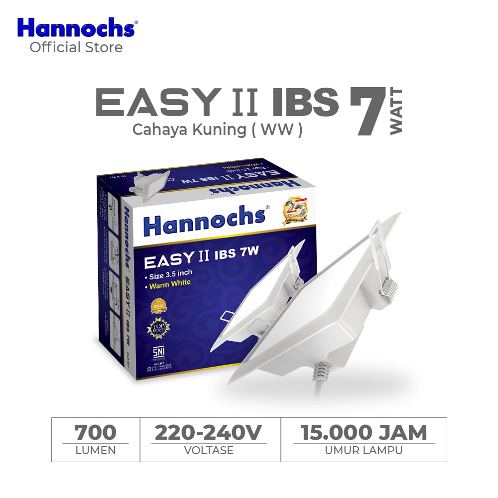 Hannochs Lampu Downlight LED EASY II 7W IBS INBOW