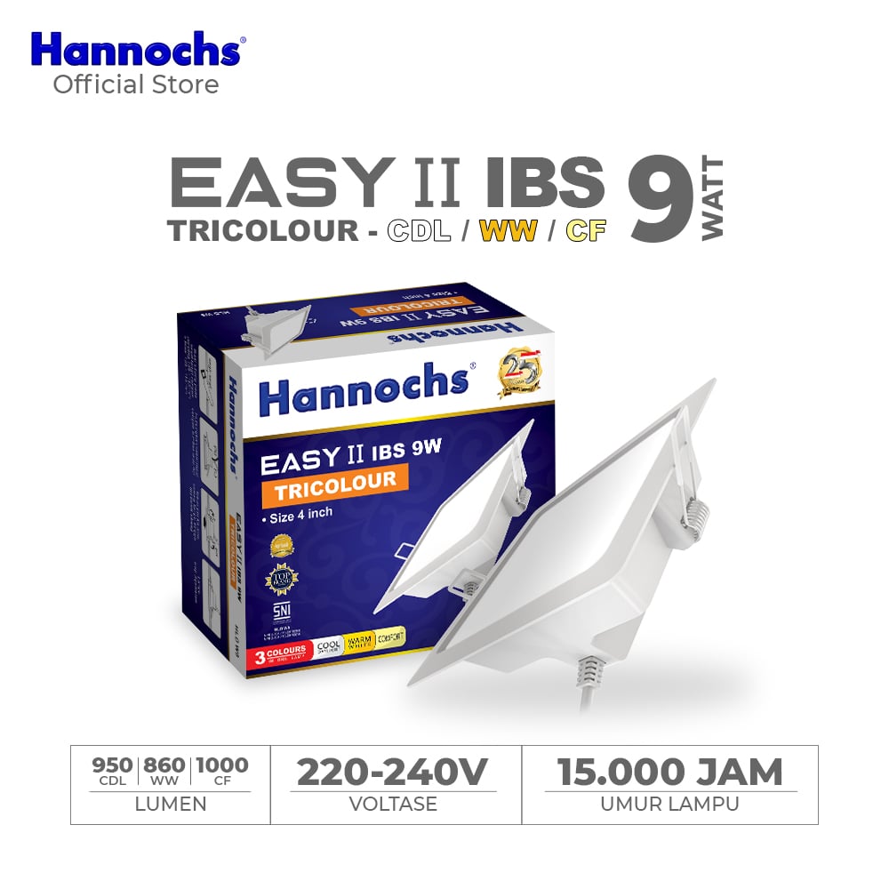 Hannochs Lampu Downlight LED EASY II 9W IBS INBOW